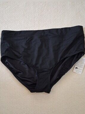 lands end ♡ black swim bikini bottoms 18
